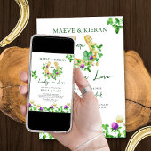 ラブシャムロック&クローバー カップルシャワー 招待状