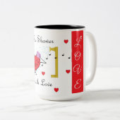 ラブシャワー ツートーンマグカップ (正面右)