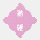 ラブシャンパン&ハートライトピンクテイクアウトお願いボックス フェイバーボックス (折り畳みなし)