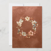 ラブシャンパン ブライダルシャワー 招待状 (裏面)