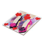 ラブシューズ – おもしろいレズビギフト&アクセサリー タイル (側面)