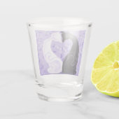 ラブショットガラス猫カップルの美しさ ショットグラス (裏面)