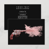 ラブショット 招待状 (正面/裏面)