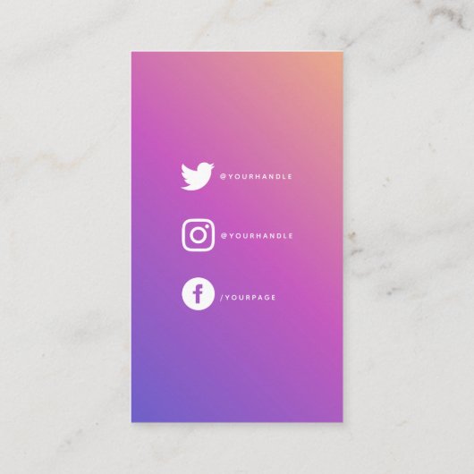 ラブシルエットエンクロージャで作られたハートグラデーション エンクロージャーカード (裏面)