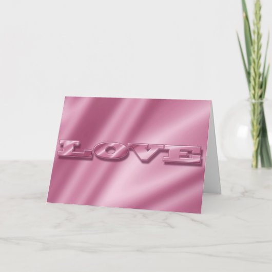 ラブシルクピンクのテクスチャ。 シーズンカード (正面)