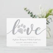 ラブシルバーグリッターポープリント結婚ズ セーブザデート (スタンド正面)