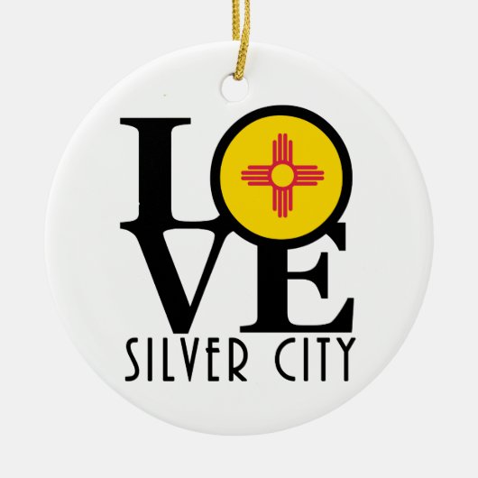 ラブシルバーシティ セラミックオーナメント (正面)