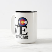 ラブシルバーソーヌコロラド15oz ツートーンマグカップ (正面左)