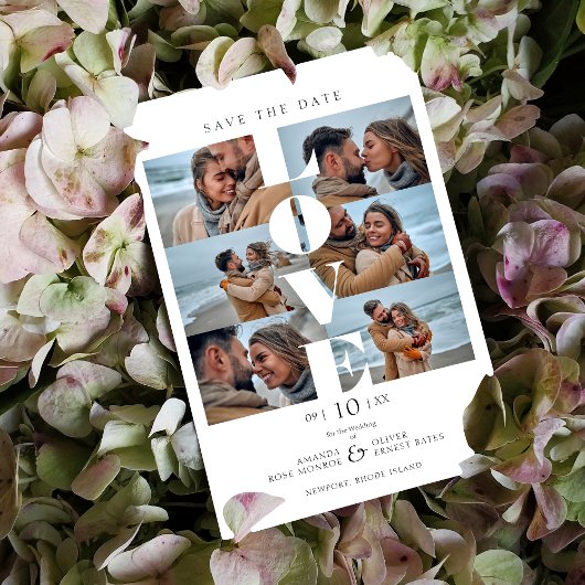 ラブシンプル引用文エレガントモダン6枚結婚の写真