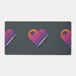 ラブシンボルペン デスクマット