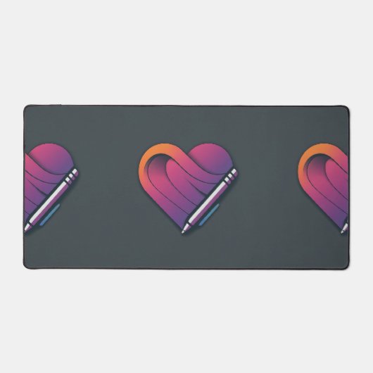 ラブシンボルペン デスクマット (正面)
