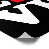 ラブシンボルAsl ポスター (角)