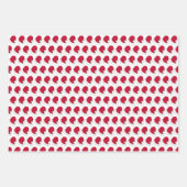 ラブシークレットサンタクロースハットクリスマスホリデーギフト ラッピングペーパーシート (正面2)