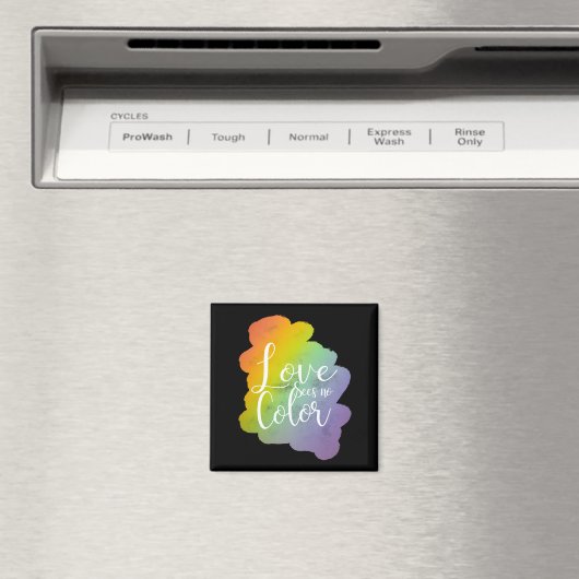 ラブシーズノーカラー引用文レインボーブラック マグネット (インサイチュ (食洗機))