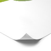 ラブシーズノーカラー引用文レインボーホワイト ポスター (角)