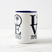 ラブジェームズアイランド15oz ツートーンマグカップ (中央)