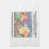 ラブジオロジー無条件に断層主導世界 キッチンタオル (縦)