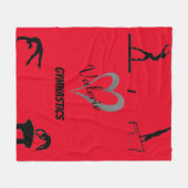 ラブジムティクスイベントガールズフリースブランケット フリースブランケット (正面(横))