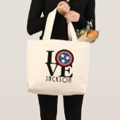 ラブジャクソンテネシー ラージトートバッグ (正面(商品))