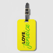 ラブジャマイカジャマイカ国旗の色 ラゲッジタグ (正面縦)