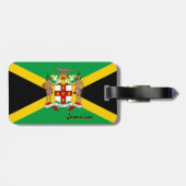 ラブジャマイカラゲッジタグ、ジャマイカ国旗 ラゲッジタグ (裏面横)
