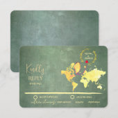 ラブジャーニー ウェディングのオーダーメイドマップ 出欠カード (正面/裏面)