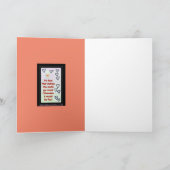 ラブジュグおもしろいアートグリーティングカード カード (内部)