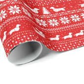 ラブジョイピースウィーナードッグスクリスマスダシュント ラッピングペーパー (ロールコーナー)