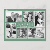 ラブジョイピースクリスマススノーフレーク写真はがき ポストカード (正面)