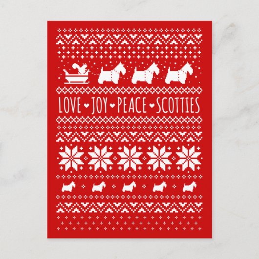 ラブジョイピーススコッティーズフェスティバルクリスマス シーズンポストカード (正面)