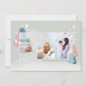 ラブジョイホープPastelクリスマスツリーフォレスト3写真 シーズンカード (正面)