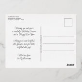 ラブジョイ応援季節のごあいさつ金ゴールド 箔シーズンポストカード (裏面)