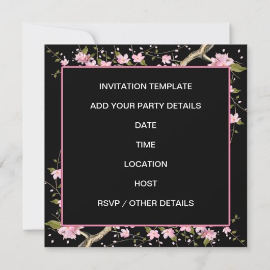 ラブジョイ日本のピースピースパーティー 招待状 (裏面)