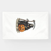 ラブジョブグリムリーパー ハロウィン カボチャ 大鎌_1 横断幕 (横)