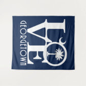 ラブジョージタウンサウスカロライナ タペストリー (正面(横))