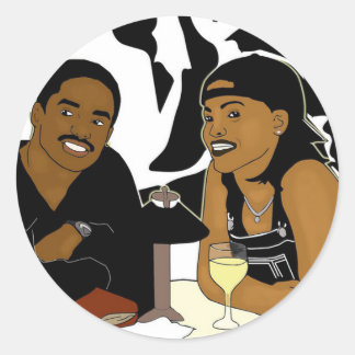 ラブジョーンズのステッカー ラウンドシール