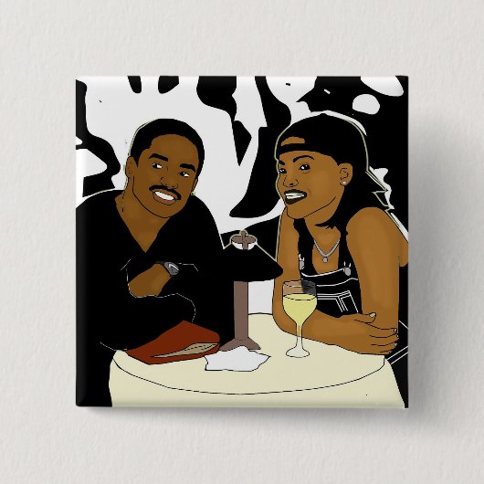 ラブジョーンズボタン 缶バッジ (正面)