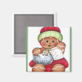 ラブジンジャーブレッドで焼く マグネット (正面/裏面)