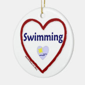 ラブスイミング セラミックオーナメント (左)