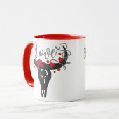 ラブスカルハート マグカップ (正面左)