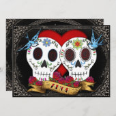 ラブスカル招待状 招待状 (正面/裏面)