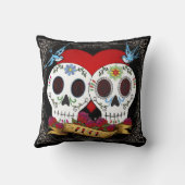 ラブスカル装飾用クッション クッション (裏面)