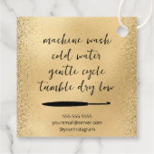 ラブスクエアで曲がった フェイバータグ (裏面)