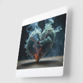 ラブスクエアウォールクロック スクエア壁時計 (傾斜)