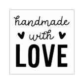 ラブスクエアウッドアートスタンプで手作り ラバースタンプ (インプリント)