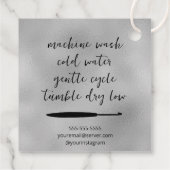 ラブスクエアクロシェで手作り フェイバータグ (裏面)