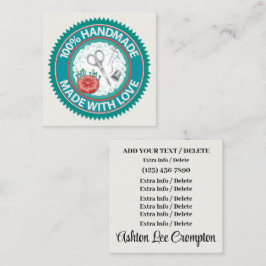 ラブスクエアビジネスカードで手作り スクエア名刺