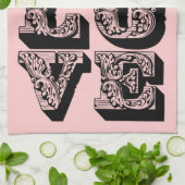 ラブスクエア キッチンタオル (折り畳み)