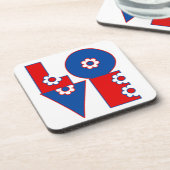 ラブスクエア コースター (左側)