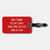 ラブスクエア ラゲッジタグ (裏面横)